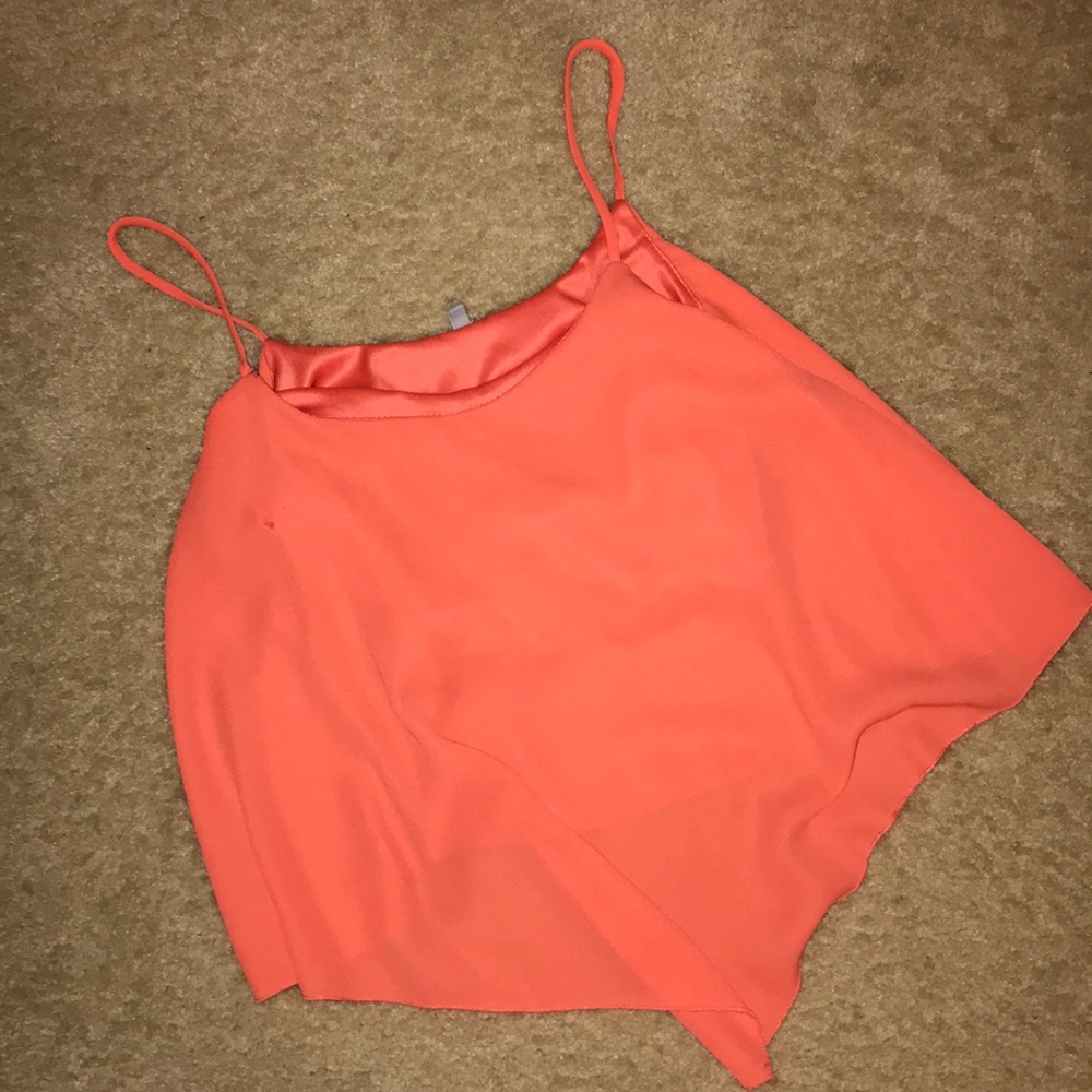 Orange blouse